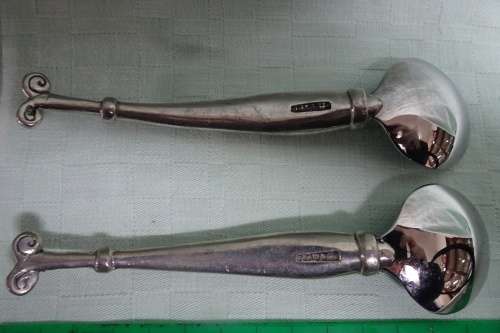 2 x Carrol Boyes Condiment Spoons in Great Condition and Clearing Marked (Bidding per Piece)