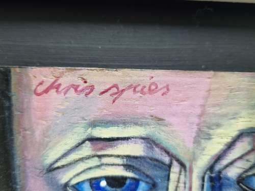Stunning Oil on Board with Beautiful frame - Chris Spies - Contemporary Art
