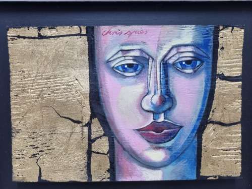 Stunning Oil on Board with Beautiful frame - Chris Spies - Contemporary Art