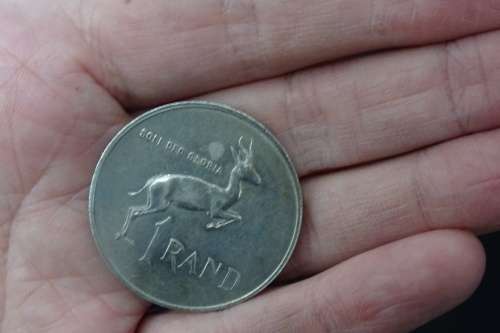 1 x 1967 Silver  Republic of South Africa One Rand Coin ( Afrikaans)