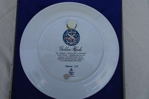 Ships In The History of South Africa -Golden Hinde (No10) Plate No: 0379  Boxed