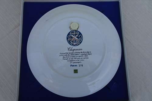 Ships In The History of South Africa - Chapman (No:6)_Plate No:0379_ Boxed