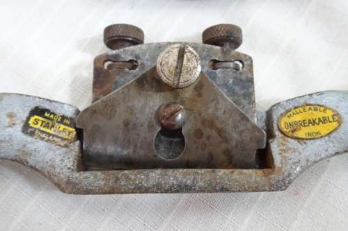 2 x Stanley Spokeshave - Malleable Unbreakable Iron - Made in England