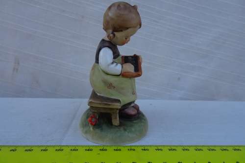 Hummel Goebel - Busy Student Girl Writing Her ABC's ( W. Germany)