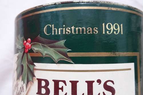 Bell's Old Scotch Whisky - 750ml  - Christmas 1991- Boxed Sealed and Full