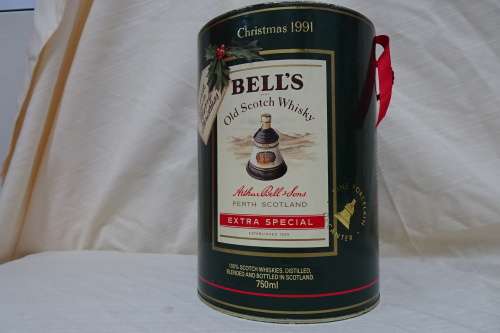 Bell's Old Scotch Whisky - 750ml  - Christmas 1991- Boxed Sealed and Full