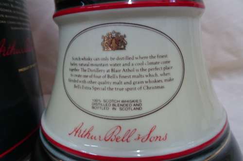 Bell's Old Scotch Whisky - 750ml  - Christmas 1991- Boxed Sealed and Full