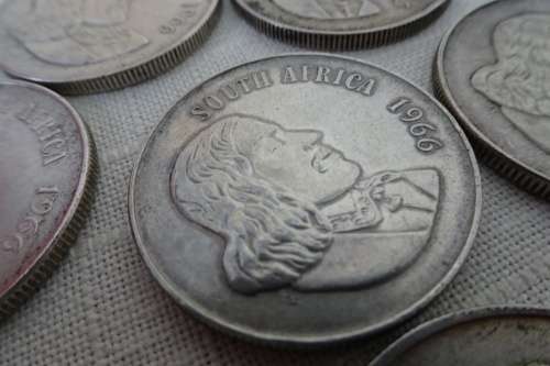 10 X 1966 Silver Republic of South Africa One Rand Coins (BID PER COIN)