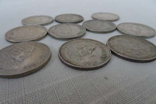 10 X 1966 Silver Republic of South Africa One Rand Coins (BID PER COIN)