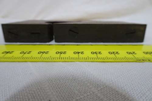 Very Small Vintage Brass and Wooden Rebate Plane  11.5 x 9 cm Marked J CLEMITSON