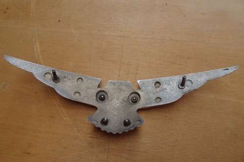 Vintage SS Jaguar Carl Badge  -  21 cm x 5 cm