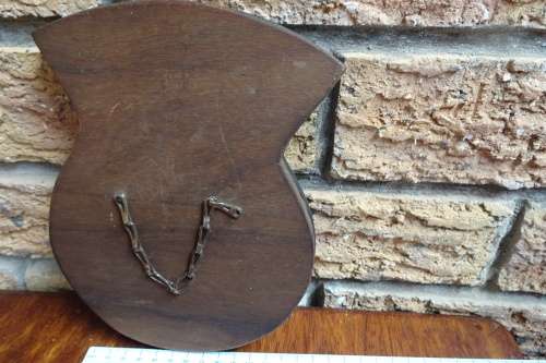 Stunning South Africain Navy Ships Plaque - S.V.D Stel- Pewter and Glass mounted on Wood