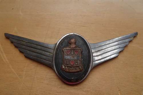 Rare Vintage 1937 Cord 812 SC Phaeton Car Badge  - 20.5 cm x 6 cm