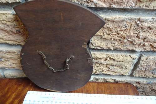 Stunning South Africain Navy Ships Plaque - Protea - Pewter and Glass mounted on Wood