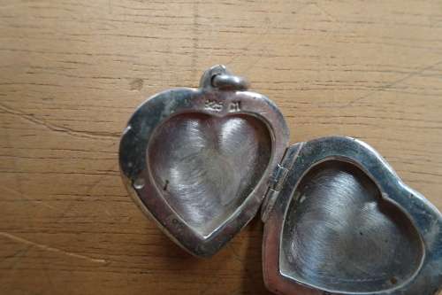 Lovely 925 Silver Heart Locket - 4.5 grams