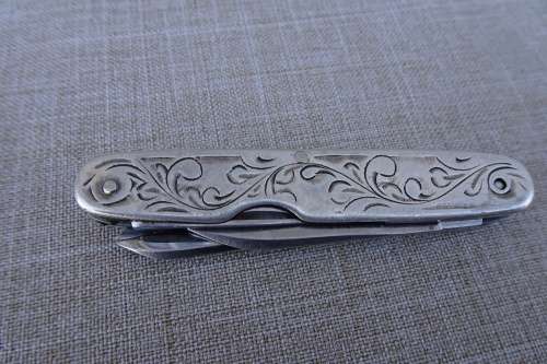 Interesting  Vintage Stainless Steel Pocket Knife