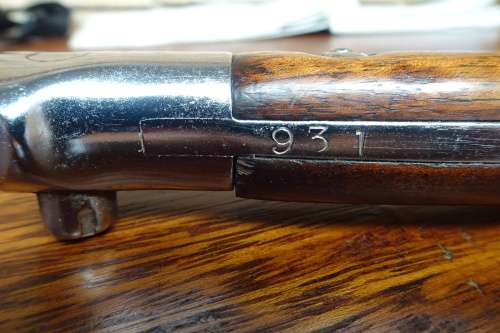 British Wilkinson 1907 Bayonet with Black Leather Scabbard