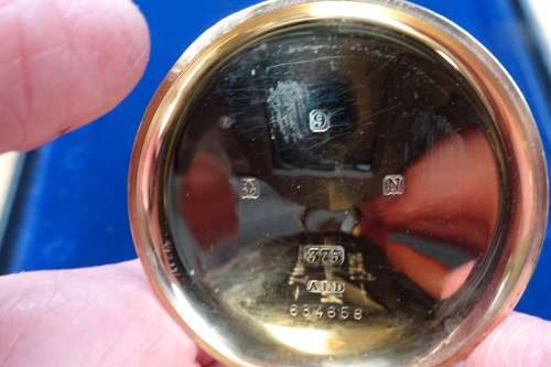 1938 9ct Hallmarked Gold Everite H. Samuel Manchester Non Magnetic Pocket Watch in Working Condition