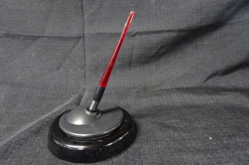 Cir 1940 Esterbrook Dip-Less Fountain Pen Desk Inkwell Set made in USA IN Excellent Condition