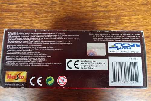 Maisto Team Honda RCV 211 2006 #31555 Team Spain's No. 1 Rider - Marco Melandri Scale 1:18