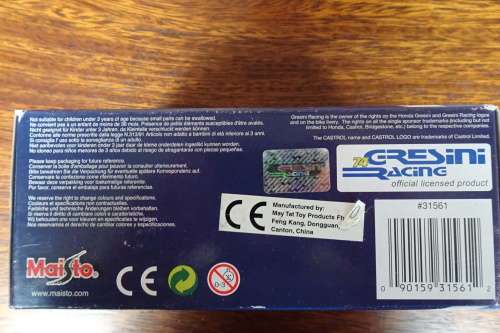 Maisto 74 Honda Gresini Racing . Honda RC212V 2007. Scale 1:18. Rider - Marco Melandri