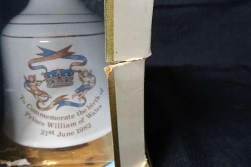 Sealed Bell's Scotch Whiskey Commemorating the Birth of Prince William of Wales 21st June 1982