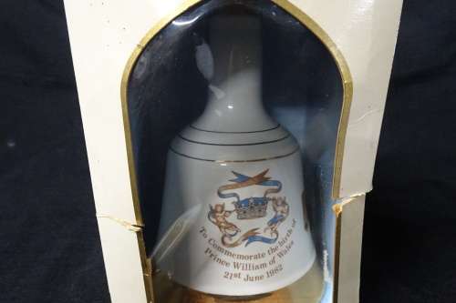 Sealed Bell's Scotch Whiskey Commemorating the Birth of Prince William of Wales 21st June 1982