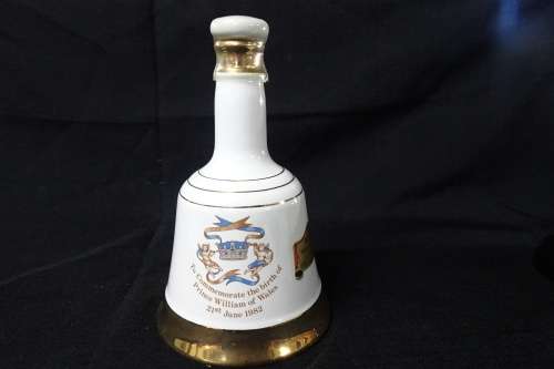 Sealed Bell's Scotch Whiskey Commemorating the Birth of Prince William of Wales 21st June 1982