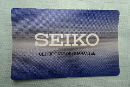 Seiko Quartz Water Resistant Mens Watch With Pouch Serial No: 700180