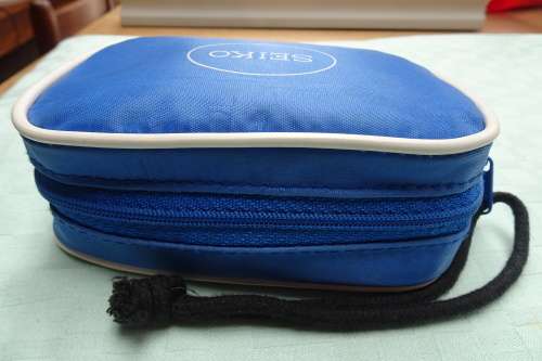 Seiko Quartz Water Resistant Mens Watch With Pouch Serial No: 700180