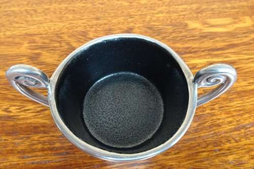 Gorgeous Vintage Carrol Boyes (1954 - 2019) Pewter Sugar Bowl "Wave"