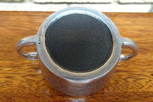 Gorgeous Vintage Carrol Boyes (1954 - 2019) Pewter Sugar Bowl "Wave"