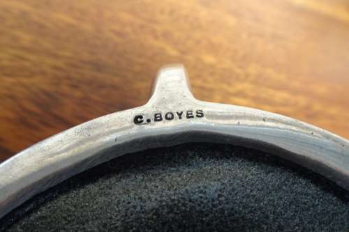 Gorgeous Vintage Carrol Boyes (1954 - 2019) Pewter Sugar Bowl "Wave"