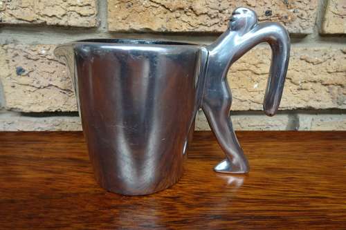 Vintage Carrol Boyes (1954 - 2019) "Man Wave" Pewter Milk Jug with Hallmark