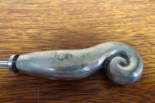 Lovely Vintage Carrol Boyes (1954 - 2019) Vintage Stainless Steel and Pewter Wave Cheese Slicer