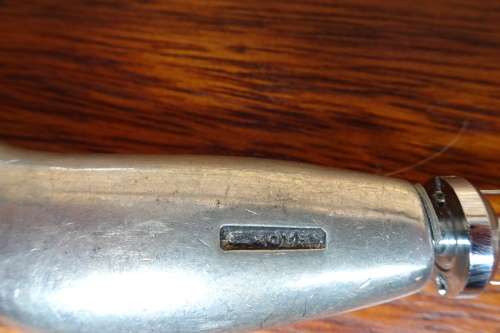 Lovely Vintage Carrol Boyes (1954 - 2019) Vintage Stainless Steel and Pewter Wave Cheese Slicer