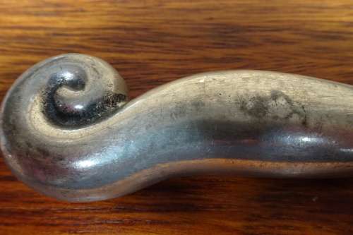 Lovely Vintage Carrol Boyes (1954 - 2019) Vintage Stainless Steel and Pewter Wave Cheese Slicer