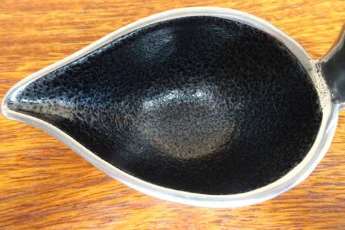 Very Elegant Carrol Boyes (1954 - 2019) Cast Aluminium Gravy Boat With Elongated Figure As Handle