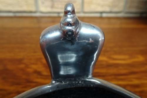 Very Elegant Carrol Boyes (1954 - 2019) Cast Aluminium Gravy Boat With Elongated Figure As Handle