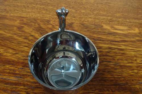Unusual and Different Carrol Boyes (1954 - 2019) Stainless Steel Sugar Bowl