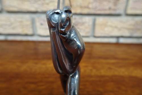 Quirky Carrol Boyes (1954 - 2019) Cast Aluminium Africa Art Thin Man Ornament