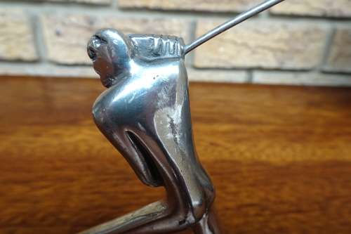 Quirky Carrol Boyes (1954 - 2019) Cast Aluminium Africa Art Thin Man Ornament