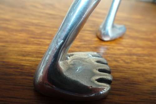 Quirky Carrol Boyes (1954 - 2019) Cast Aluminium Africa Art Thin Man Ornament