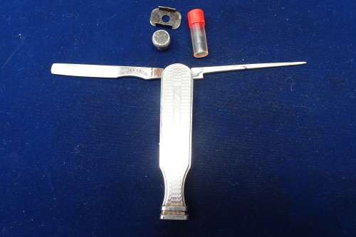 Lovely Tin Filled with a Collection of Vintage Pipe Cleaning Tools