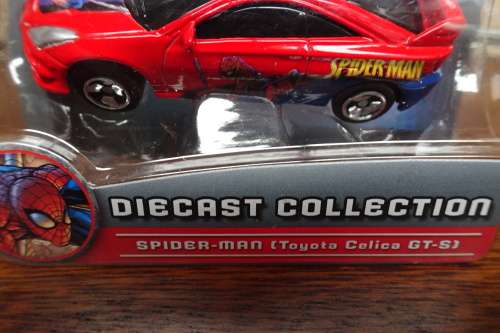 Maisto Marvel Universe Die-Cast Collection Spider-Man (Toyota Celica GT-S) #15134. Made in China.
