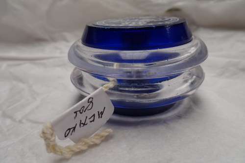 Very Rare Acrylic Blue Campeon Coca-Cola Yoyo Professional Hecho En Mexico 1980's.