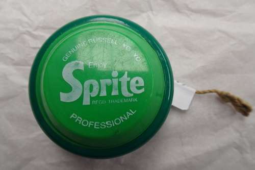 Vintage Genuine Russel Sprite Professional Yoyo. English One Side Afrikaans Reverse Side. 1980's