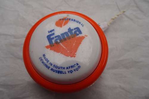 Genuine Russel Professional Enjoy Fanta Yoyo. Made in South Africa. 1990's
