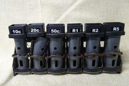 Lovely Vintage Original South African Bus Conductors Coin Dispenser.