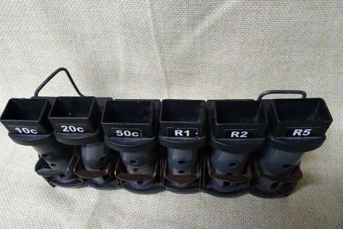 Lovely Vintage Original South African Bus Conductors Coin Dispenser.